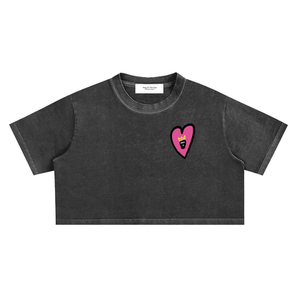 Weighing of the Heart Crop Top front view